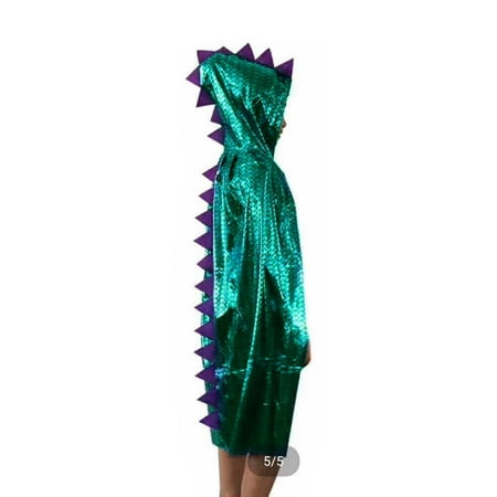 Attitude Studio Dragon Cape, 40 Inch Cloak, Unisex Costume for Kids - Green