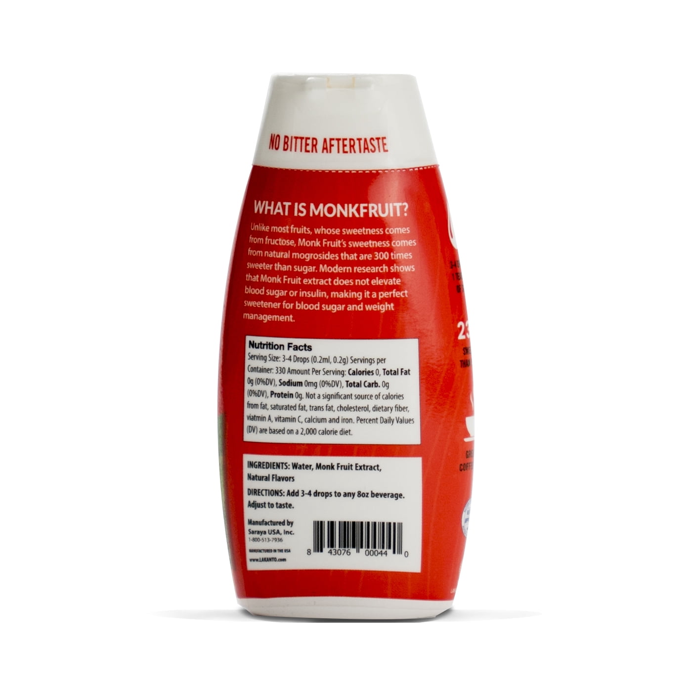 Lakanto Lemon Liquid Monkfruit Sweetener, 1.85 OZ (52G)