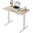 Natural, variant on 32" Small Electric Standing Desk Adjustable Height, 4 Memory Height Settings, Sit Stand Up Desk for Home Office & Computer Workstation