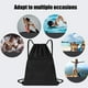 thumbnail image 5 of Multi Functional Waterproof Sports Drawstring Backpack - Oxfords Cloth Fitness Travel Storage Bag There's A Small Pocket, 5 of 6