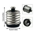thumbnail image 3 of LLDYYDS E40 to E27 Socket Adapter Converter,Intermediate E17 Base Convert to Candelabra E27 Base,Black Lamp Holder, 3 of 6