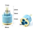 thumbnail image 1 of Single Lever Basin/Kitchen Tap Replacement Spare Valve Cartridge 35mm 40mm, 1 of 14