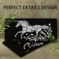 thumbnail image 4 of License Plate,Floral Horse Silhouette Decorative Front,Personalized Stainless Steel License Plate Cover For Men Women,12.2" X 6.2", 4 of 7