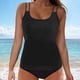 thumbnail image 1 of Traje de baño para mujer, moda para mujer, sin mangas, sólido, bikini, traje de baño push-up, acolchado, traje de baño, conjuntos de blusa, trajes de baño para mujer, 1 of 6