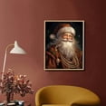 thumbnail image 2 of Nawypu Canvas PrintFather Christmas Santa Claus Saint Framed Art Picture Home Cabin Decor Modern Home Artwork for Bedroom Living Room & Home Wall Decor 12x16inch, 2 of 4