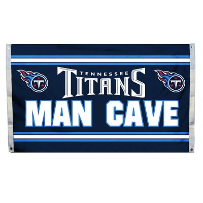 Tennessee Titans Man Cave 3 x 5 Flag w/ 4 Grommets