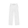 thumbnail image 7 of VeFlora Girls Oversized Wide Leg Sweatpants Kids Baggy Sweat Pants for Girls Drawstring Waist Straight Leg Joggers with Pockets(White/7-8 Years), 7 of 7