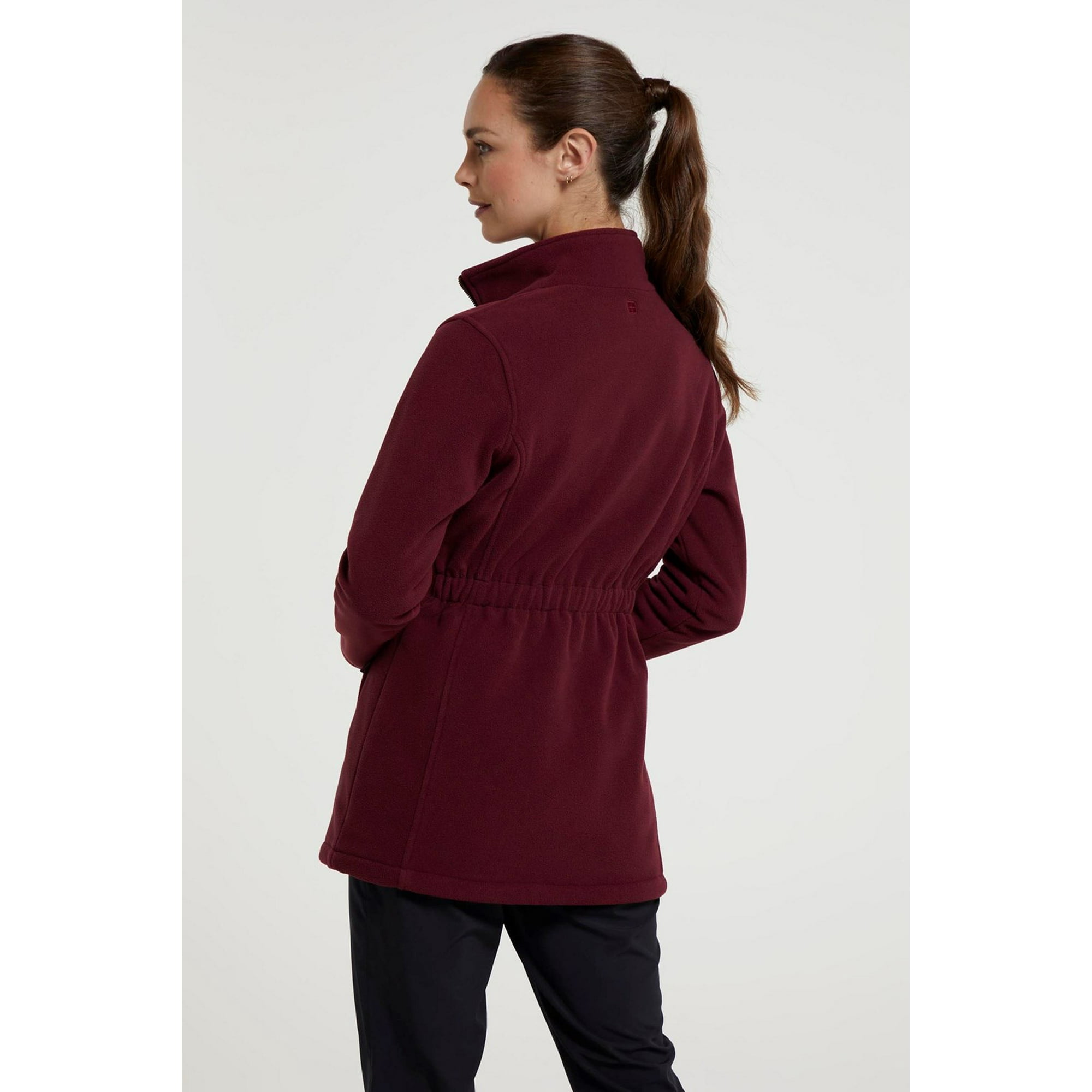 Ladies longline fleece hot sale