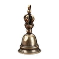 thumbnail image 2 of Yesbay Old Bronze Bell Finely Build Decorative Compact Decorate Non-deforming Antique Brass Pendant for Living Room, 2 of 8