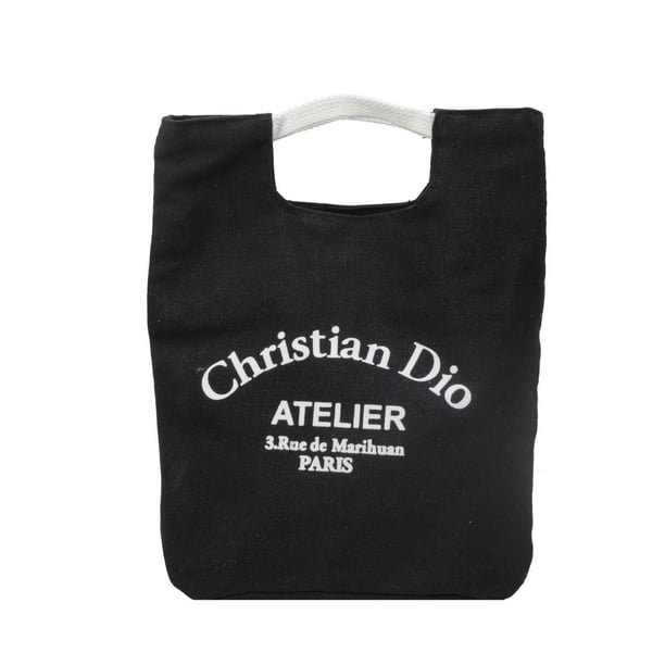 Bolso Pequeño Lona Con Letras Gran Capacidad para en El