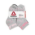 thumbnail image 2 of Reebok Girls Ankle Socks 6-Pack, Sizes S-L, 2 of 2