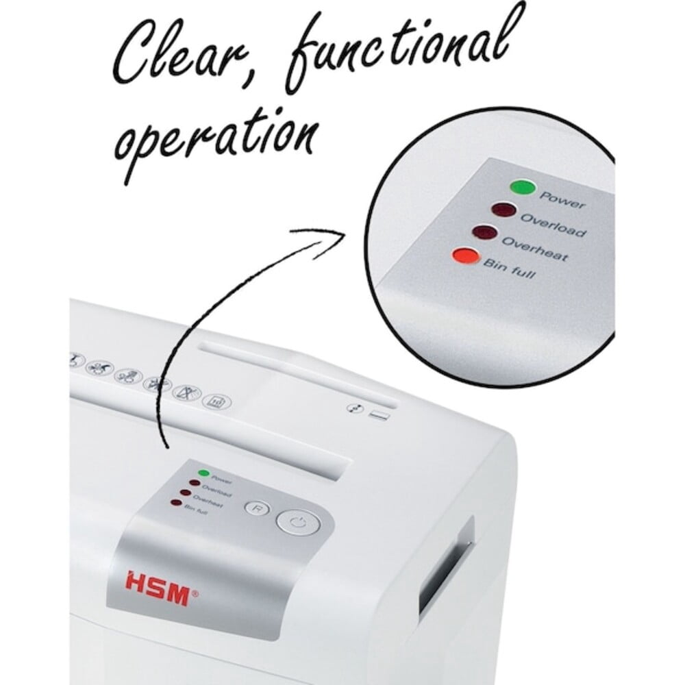 Hsm Paper Shredder, Cross-Cut Style shredstar X10