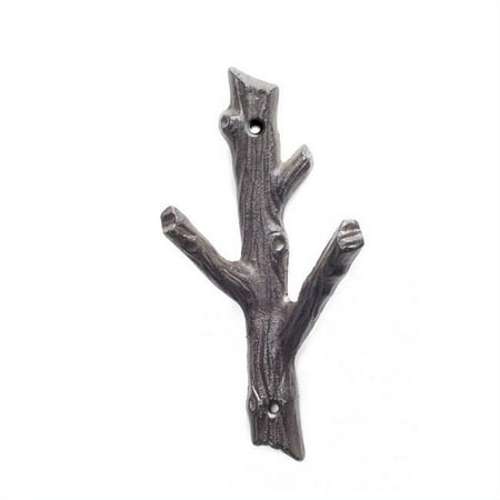 

8 in. Branch Double Hook Dark Brown