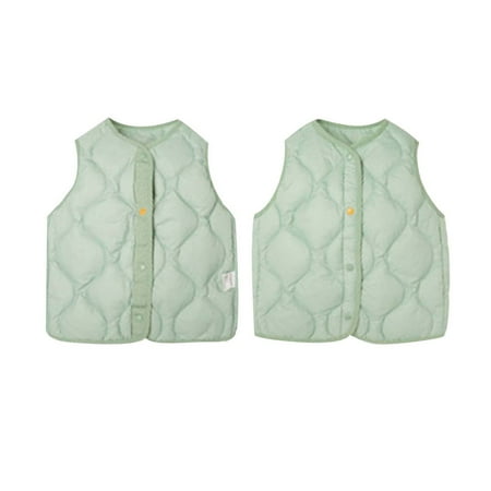 

Packable Down Jacket Kids Boys Girls Down Coat Lightweight Down Jacket Zipper Fashion Winterchildren Snowsuit Kids Winter Vest Windproof Rainproof and Warm Down Jacket Green 80