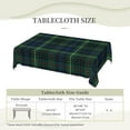 thumbnail image 6 of Rectangle Table Cloth, Clan Stewart Tartan Red, Green, and White Plaid Resistant Washable Tablecloth Decorative Table Cover for Dining, Indoor and Outdoor, 6 of 6
