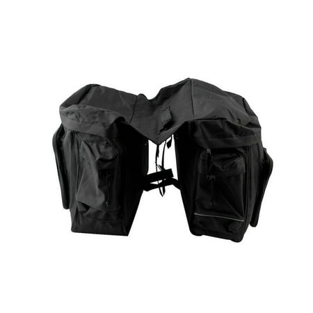 Traveller Pannier - New 30L Cycling Bicycle Bag Bike Double Side Rear Rack Tail Seat Pannier Black