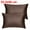 Brown, variant on Unique Bargains 2 Pack Silky Satin Pillow Cover Cases Purple 21" x 31"