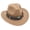 Beige, variant on YIWULA Cowboy Hat For Kids Western Festival Party Outdoor Sun Play Accessory(Khaki,One Size)