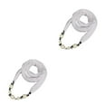 thumbnail image 4 of relayinert Wide Application Pendant Scarf Necklaces Beautiful And Elegant Fashion Accessory white 2Set, 4 of 6