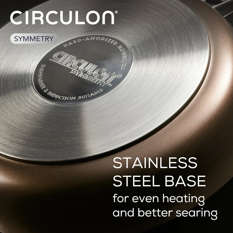 Circulon Symmetry Hard-Anodized Aluminum Nonstick Cookware