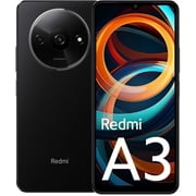 Xiaomi Redmi A3 4G 64GB + 3GB Global ROM Version (Tmobile Tello & Global) Factory Unlocked 6.71" 8MP Dual Camera (Midnight Black)