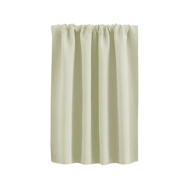 Bwiyojiz Rideaux et Draperies 15.74"L X 23.62"H Couleur Unie Ombrage Court Haute Précision Salle de Bain Cuisine Cloison Armoire à Chaussures Machine à Laver Porte un Article Maison Chambre, Nylon, Spandex, Beige