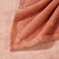 thumbnail image 2 of HOMETRENDS Velvet Plush Italian Clay Polyester Throw, 50” X 60”, 2 of 4