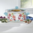 thumbnail image 2 of The Pioneer Woman Portable Slow Cooker, 6 Quart Capacity, Removable Crock, Breezy Blossom, 33062, 2 of 5