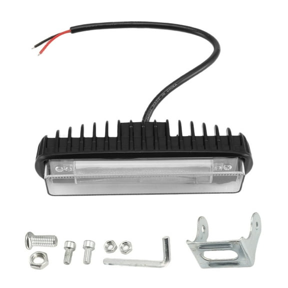 4 Inch 30W Red Line LED Forklift Truck Car Warning Lamp Safety Working Light Bar Warehouse Danger Area Light,10-80V Waterproof (1Pcs)