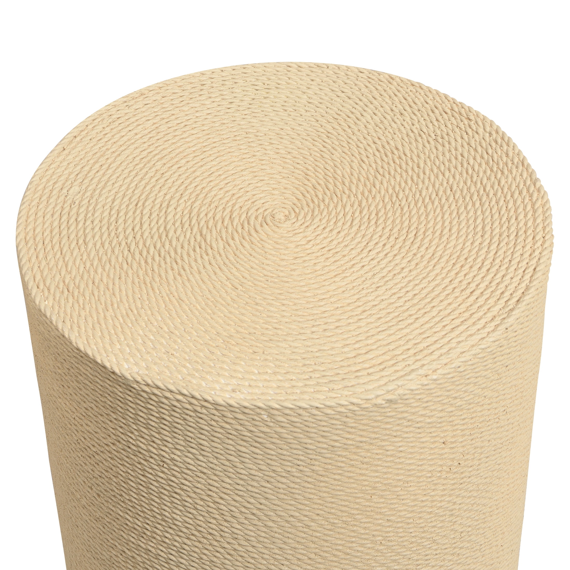 Christopher Knight Home 18.11" Simulated Rattan Cylindrical Side Table for Indoor Outdoor Use, Natural