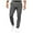 Grey, variant on Fgnfyis Men's Solid Color Skinny Casual Pants Seasonal Belted Drawstring Pants Men Pants Khaki XXL