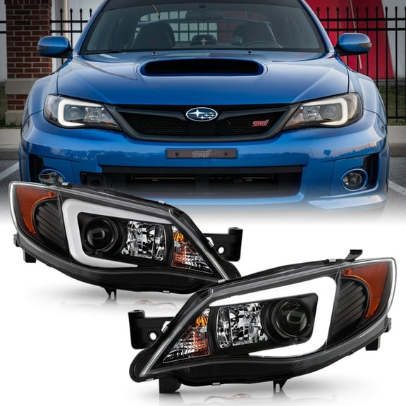For 2008-2014 Subaru Impreza WRX HID/Xenon D2S LED Tube Projector Headlights