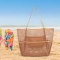 thumbnail image 1 of Bolsa de asas de playa de malla Salvador Bolso de playa, 1 of 10