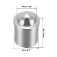 thumbnail image 2 of 8mm Dia Door Wardrobe Ball Catch Latch Catcher Stainless Steel 10Pack, 2 of 5
