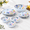 Flowers birds, variant on 12-piece Dinnerware - Sunflower Bird Plates And Set