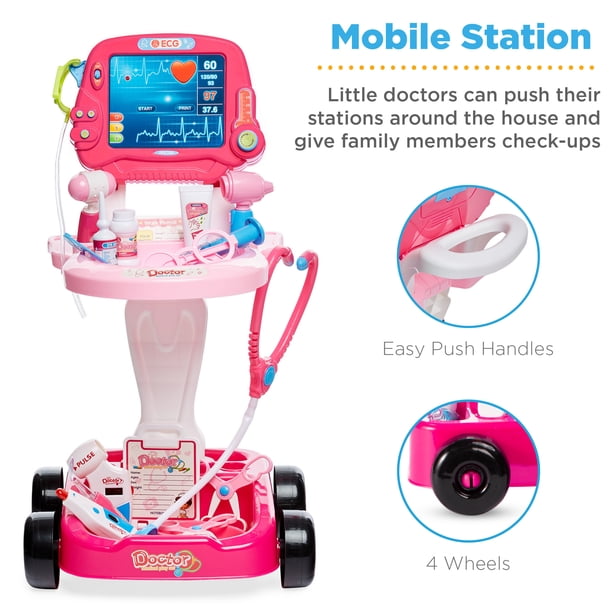 Best Choice Products Play Doctor Kit, Pretend Medical Station Set
