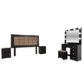 thumbnail image 2 of Recamara King Size Jennifer 5 Piezas Negro Kessa Muebles, 2 of 28