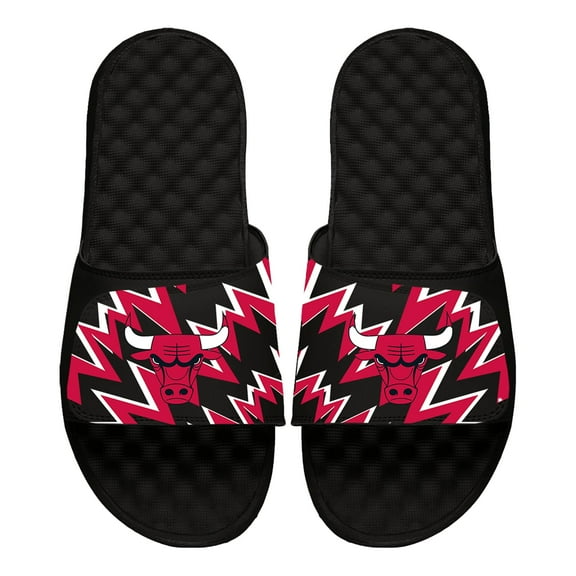 Youth ISlide Black Chicago Bulls High Energy Slide Sandals