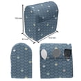 thumbnail image 5 of Spring Lounger Chair Bag, Blooming Vines Flowering Field Perennial Shabby Garden Yard Rural Fragrance Pattern, High Capacity Storage with Handle Container, Lounger Size, Slate Blue, by Ambesonne, 5 of 5