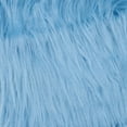 thumbnail image 3 of Unique Bargains Faux Fluffy Zipper Closure Cushion Covers Throw Pillow Covers (2 Count) Light Blue 18" x 18", 3 of 6
