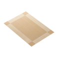 thumbnail image 2 of Mantel individual de PVC fácil de limpiar, 30 cm x 45 cm, resistente al calor, antideslizante, elegante. Oro, 2 of 9