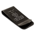 thumbnail image 1 of Stainless Steel Love is Patient and Kind 1 Corinthians 13:4 Money Clip Credit Card Holder, 1 of 1