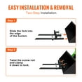 thumbnail image 6 of VEVOR Pallet Forks, 2000 lbs Clamp on Tractor Bucket Forks, 43" Total Length Heavy Duty Pallet Forks with Adjustable Stabilizer Bar, 6 of 9