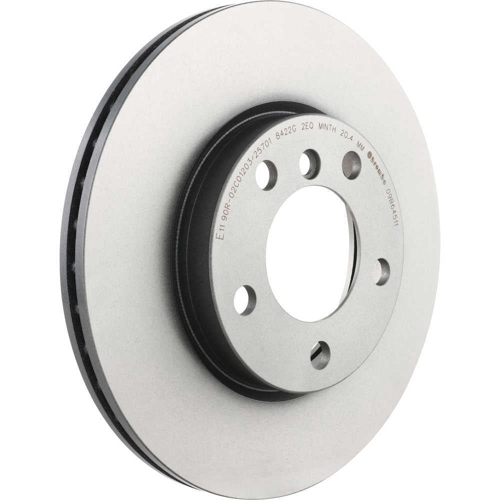 Brembo 09.B645.11 BRAKE ROTORS Fits select: 2011-2016 MINI COOPER COUNTRYMAN