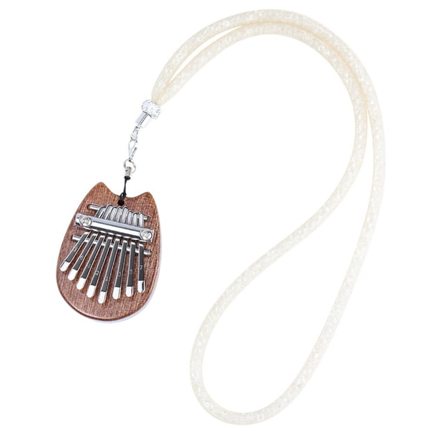 El colgante de de 8 teclas puede reproducir un gran oreja de gato Yuyangstore Mini Kalimba de 8 teclas