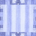 thumbnail image 1 of Ahgly Company Indoor Square Solid Blue Modern Area Rugs, 8' Square, 1 of 4