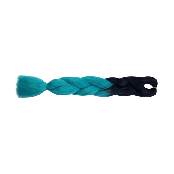 Pelucas con flequillo para mujer, peluca ondulada suelta, trenza sucia, color degradado, peluca trenzada de fibra química, trenzas de cabello
