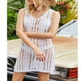 thumbnail image 3 of MesaSe Robe de Plage Respirante en Crochet Ajouré pour Femmes, Col en V, Grande Taille, 3 of 6