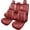 Red, variant on Seat Covers Custom Fit 2009-2026 F150 Crew Cab and 2017-2026 F250 F350 F450 Super Duty Pick-up , Automotive Cushion Cover with Leather(Black)