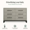thumbnail image 4 of Evolur Remy Double Dresser, Light Ash, 4 of 6
